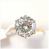 Image 1 : BZ1724-3 10K MOISSANITE(2.42CT) RING