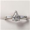 Image 1 : BZ1724-46 SILVER CZ RING