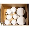 Image 1 : BOX WITH 12 NEW HOTEL STULE COFFEE CUPS & SAUCERS