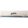Image 1 : NAVY RESIN 3 STONE RHINESTONE BRACELET 7 1/2"