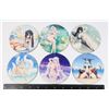 Image 1 : 6 NEW WOOD ANIME GIRL THEME COASTERS