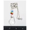 Image 1 : NEW RHINESTONE PAWPRINT THEME PRISM SUNCATCHER