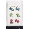 Image 1 : NEW CUTE WOODEN DINOSAUR STUD EARRINGS