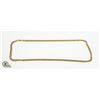 Image 1 : MENS 22 INCH GOLD CHAIN MARKED ITALY 750