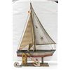 Image 1 : HANDCRAFTED SAILBOAT 42" TALL X 24" WIDE