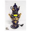 Image 1 : PORCELAIN COBALT SAMOVAR COFFEE URN