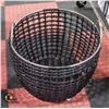 Image 1 : BLACK WICKER LAUNDRY BASKET
