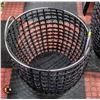 Image 1 : BLACK WICKER LAUNDRY BASKET