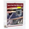 Image 1 : NEW DOCK & DECK SOLAR MARKER LIGHTS, PACK OF 4