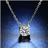 Image 4 : 1 CT GRA CERTIFIED MOISSANITE 925 SILVER NECKLACE