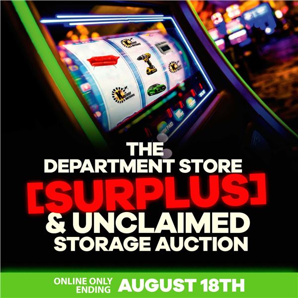 ALL ITEMS MUST BE REMOVED BY SATURDAY 4PM