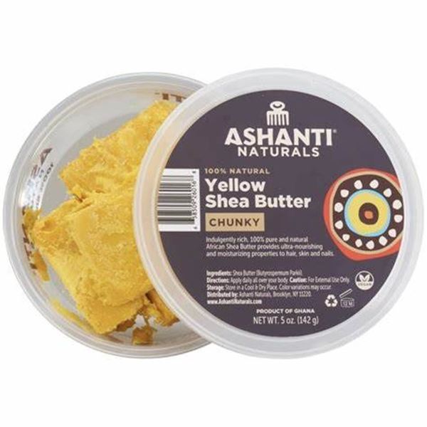 BRAND NEW 142G ASHANTI YELLOW SHEA BUTTER CHUNKY