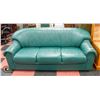 Image 1 : LEATHER 3 SEATER SOFA- 74" X 36" X 31"