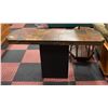 Image 1 : STONE TILE TOP SOFA TABLE SOME TILES CRACKED