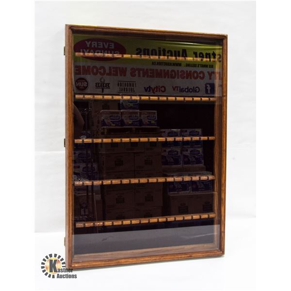 WOOD SPOON DISPLAY CASE