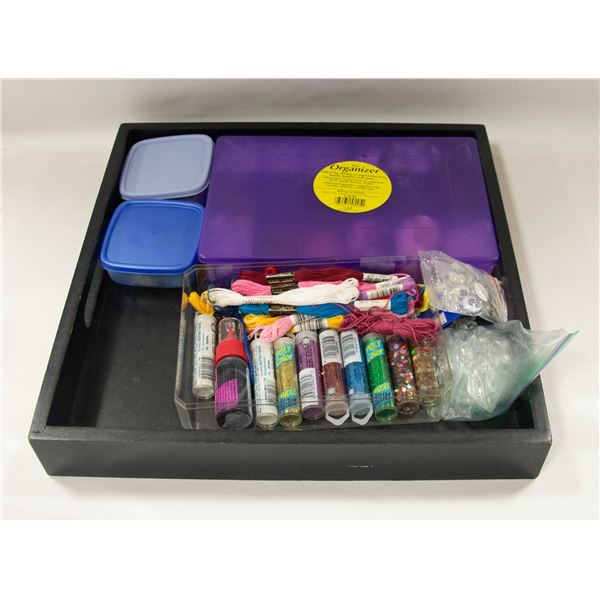 BEADS/GLITTER/THREAD & MORE