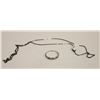 Image 1 : 925 SILVER NECKLACE RHODIUM PLATED + 925