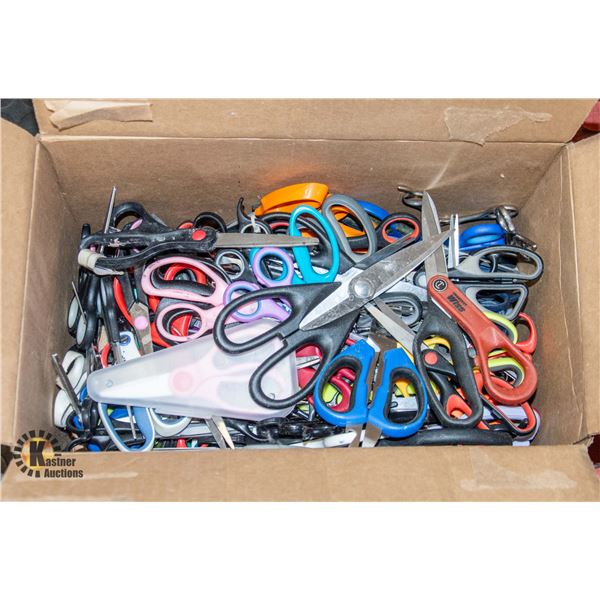 BOX OF SCISSORS