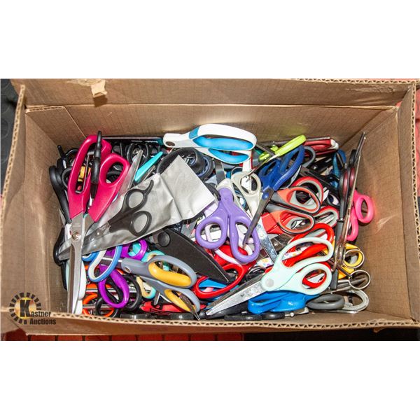 BOX OF SCISSORS