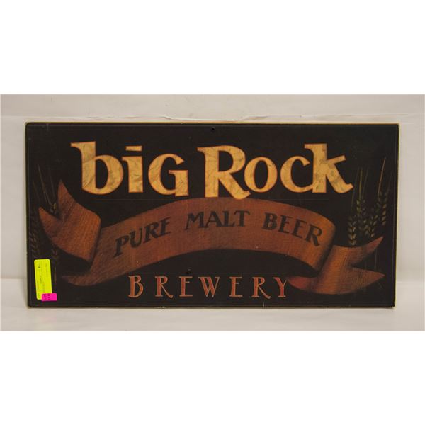 BIG ROCK SIGN