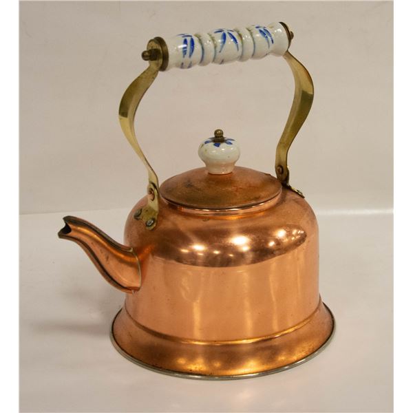 COPPER TEA POT