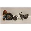 Image 1 : HANDCRAFTED METAL MOTORCYCLE CHOPPER