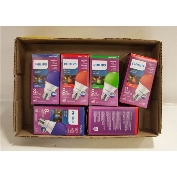 5 PHILIPS LED PARTY LIGHTS