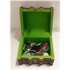 Image 1 : MINI TREASURE CHEST FULL OF WATCHES ETC