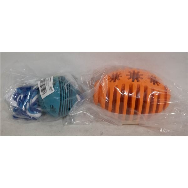 TWO NEW DOG TOYS