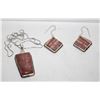 Image 1 : NEW 925 EARRINGS NECKLACE SET IN GIFT BOX