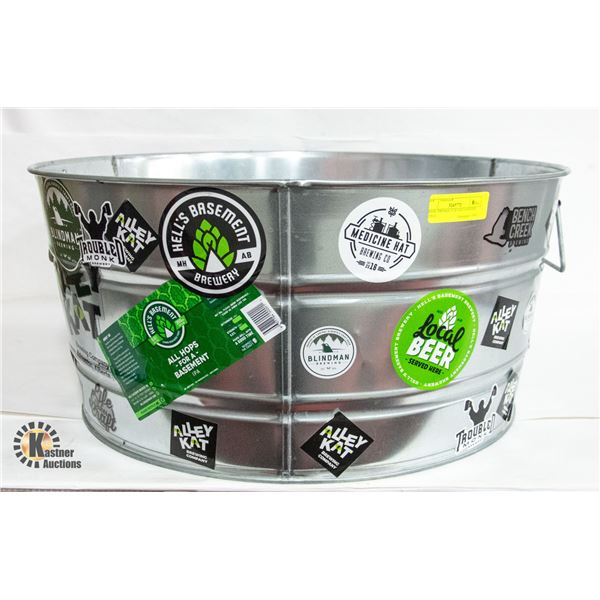 BEER/ DRINKS TUB GALVANIZED STEEL