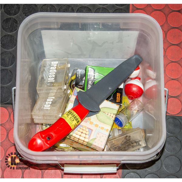 FISHING TACKLE & NEW FILETING KNIFE