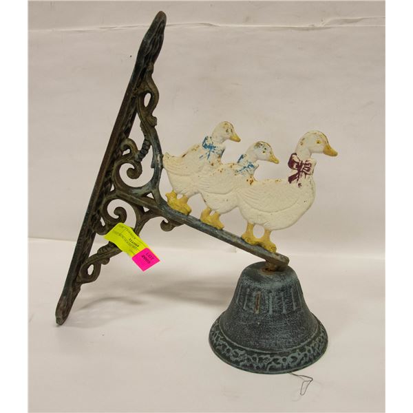 CAST IRON GOOSE BELL