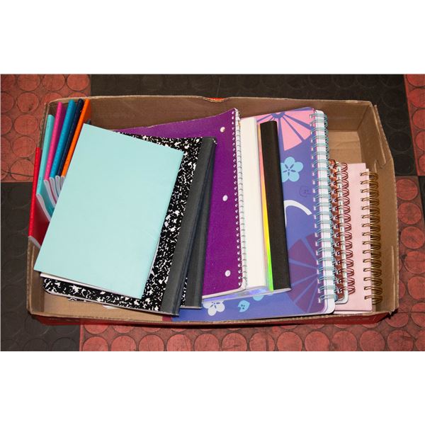 VARIOUS LOT OF NOTEBOOKS