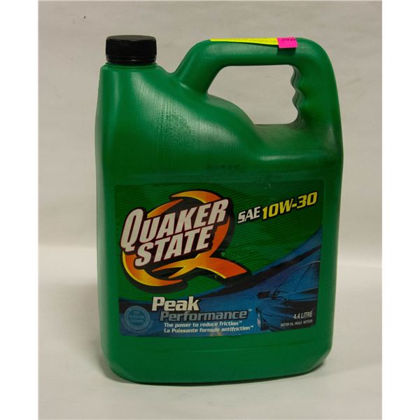 QUAKER STATE 10W-30 PEAK PERFORMANCE OIL