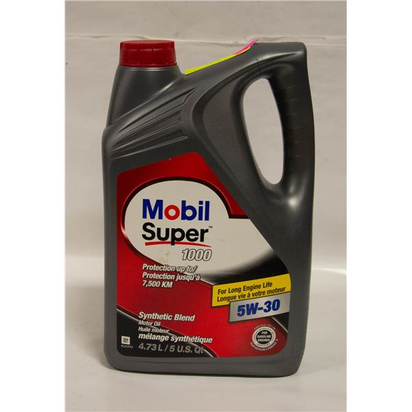 MOBILE SUPER 1000 5W-30 SYNTHETIC OIL