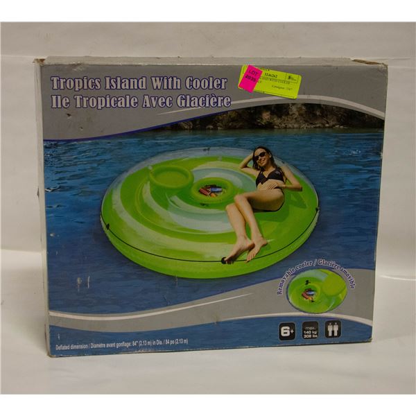 TROPICS ISLAND WITH COOLER INFLATABLE