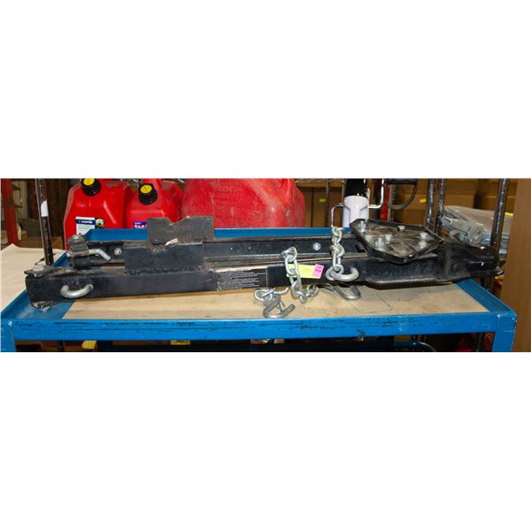 ADJUSTABLE BUMPER AUTO TOW HITCH