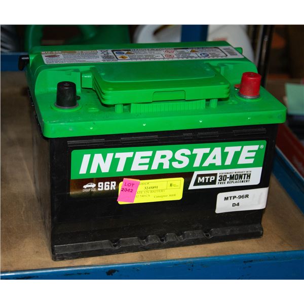 INTERSTATE 12V BATTERY MTP-09612 740 CA