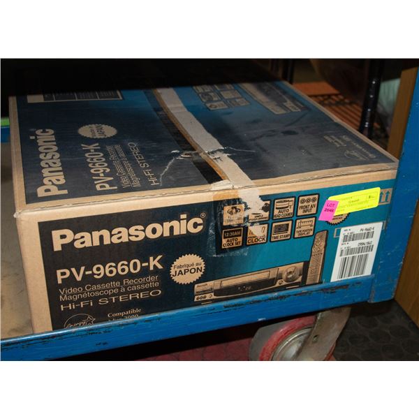 PANASONIC VIDEO CASSETTE RECORDER