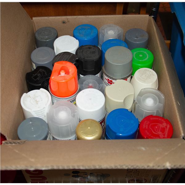 LOT OF SPRAY PAINT