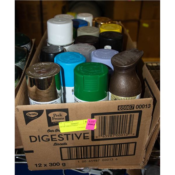 LOT OF SPRAY PAINT