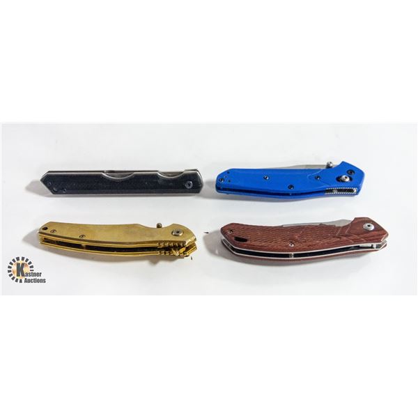 4 POCKET KNIVES