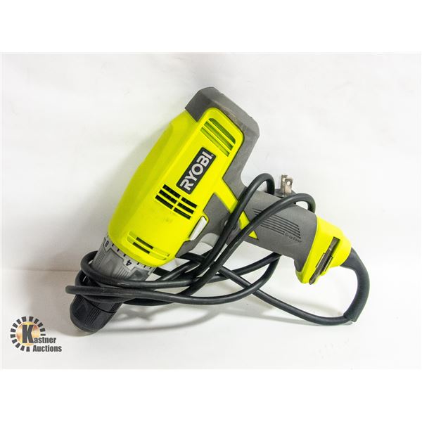 RYOBI CORDED POWER DRILL
