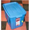 Image 1 : NEW RUBBERMAID 68 LITRE ROUGHNECK TOTE WITH LID