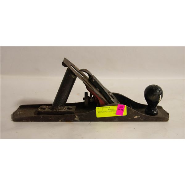 VINTAGE WOOD PLANER