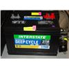 Image 1 : INTERSTATE DEEP CYCLE 12V BATTERY SRM-31 BRAND NEW