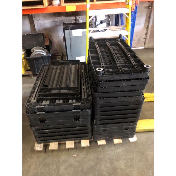 Pallet of Misc Telecom Parts Includes - Double Clamp to Suit,1-1/4" Coaxial Cable, SM OS2 Pigtail In