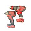 Image 1 : Group of 2 Milwaukee Tools Including - 1/4" Impact Driver 2750-20 & Milwaukee Fuel Drill (Not Workin