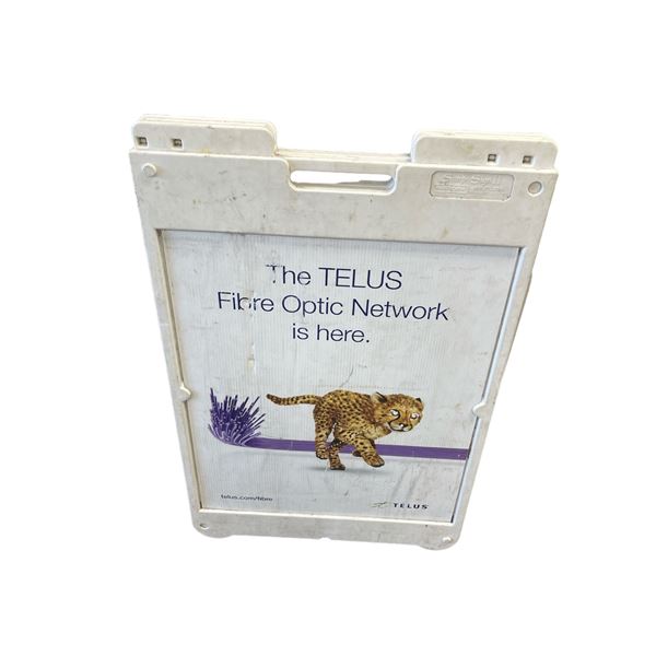 Telus Fibre Optic Sign
